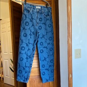 Marimekko Unikko Barrel Jeans